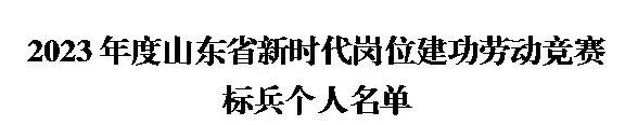 宁津职专2名教师荣获“2023年度山东省新时代岗位建功劳动竞赛标兵个人”称号