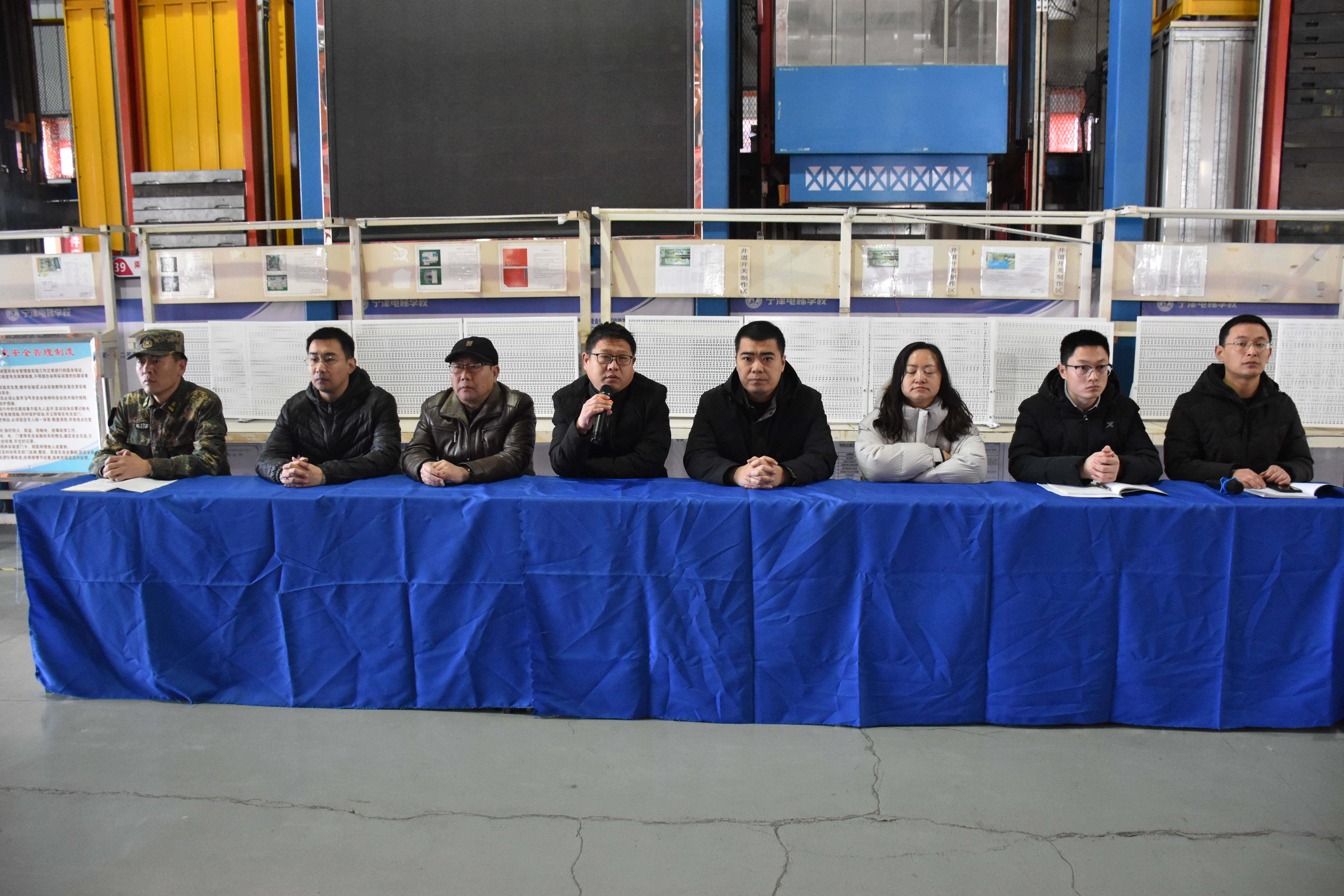 筑牢安全防线·共建和谐校园——宁津职专电梯分校召开学生安全教育大会